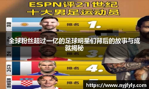 全球粉丝超过一亿的足球明星们背后的故事与成就揭秘